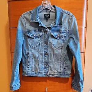 NWOT Curve Classic Light Blue Denim Jacket